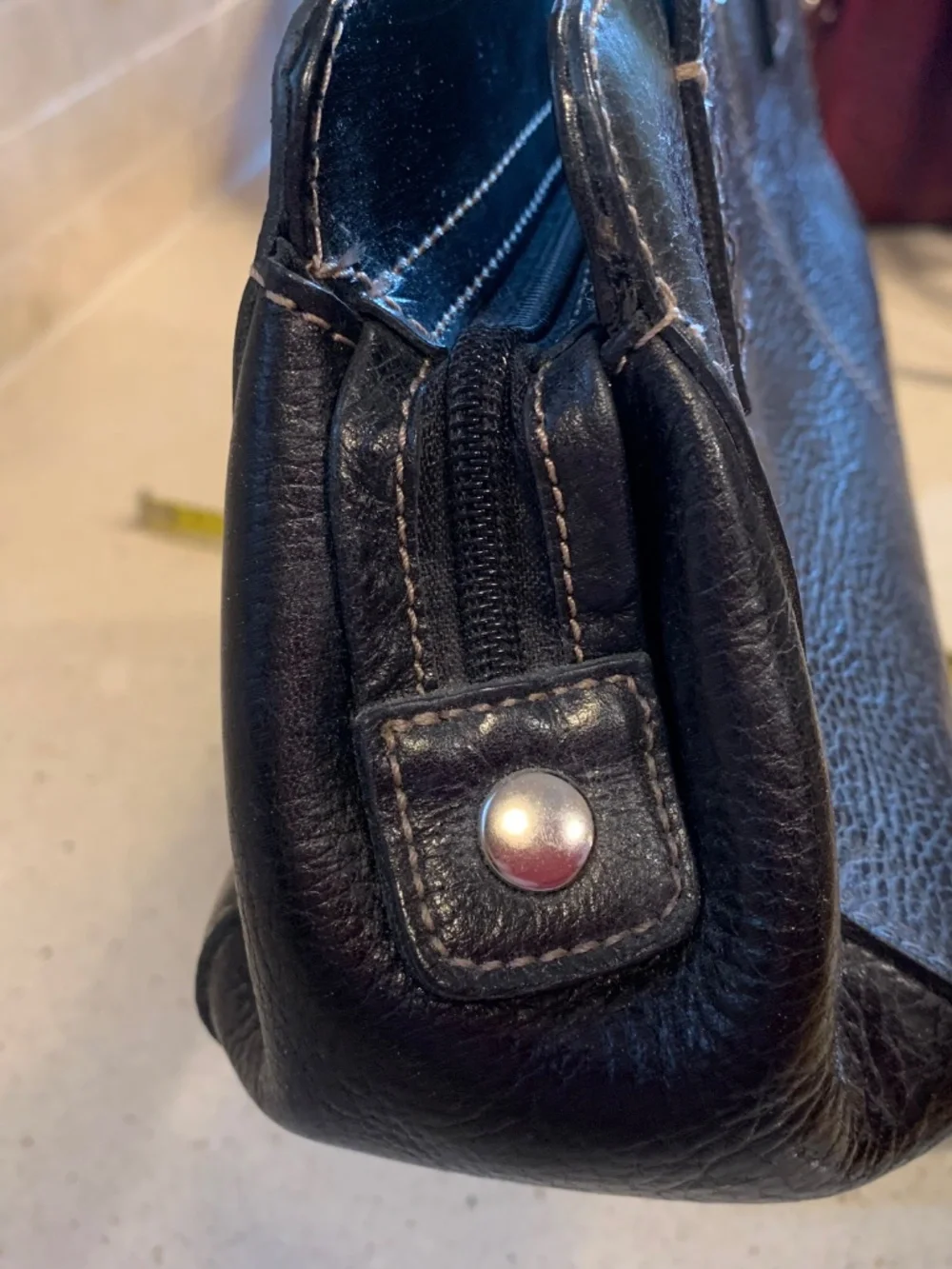 Fossil Black Shoulder Bag